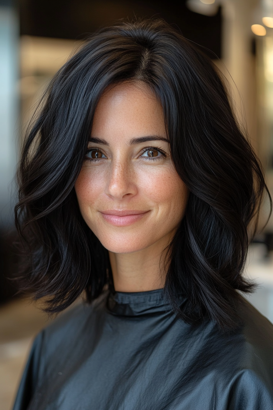 Visual Idea — Winter Haircuts for Women Over 40