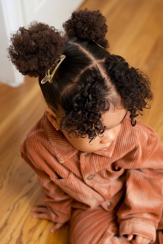 Short Visual Idea — Winter Hairstyles for Kids