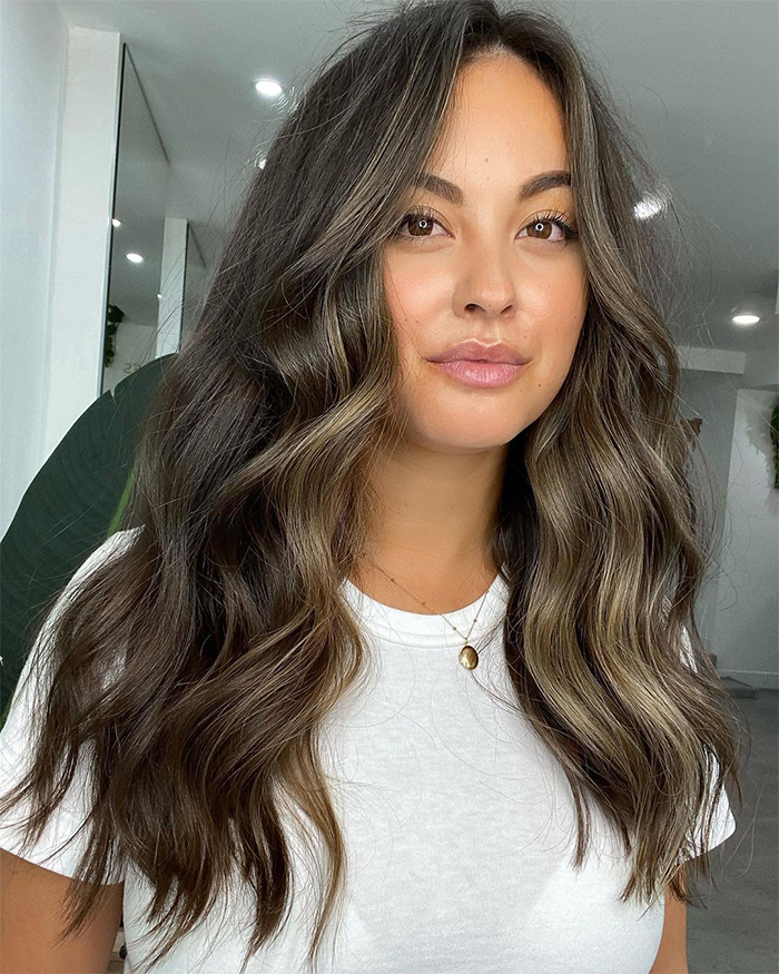 Ash Brown With Face-Framing Highlights — Ash Brown Hair