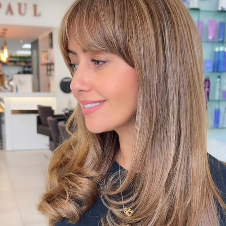 Dark Blonde Base With Light Blonde Highlights — Blonde to Brunette Hair