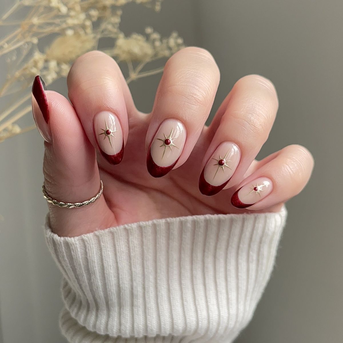 Christmas Holiday Visual Idea Christmas Holiday Visual Idea — Winter Nail Colors for Women Over 60