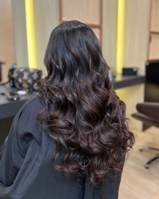 Lustrous Dark Chocolate With Warm Undertones Lustrous Dark Chocolate With Warm Undertones — Dark Chocolate Brown Hair