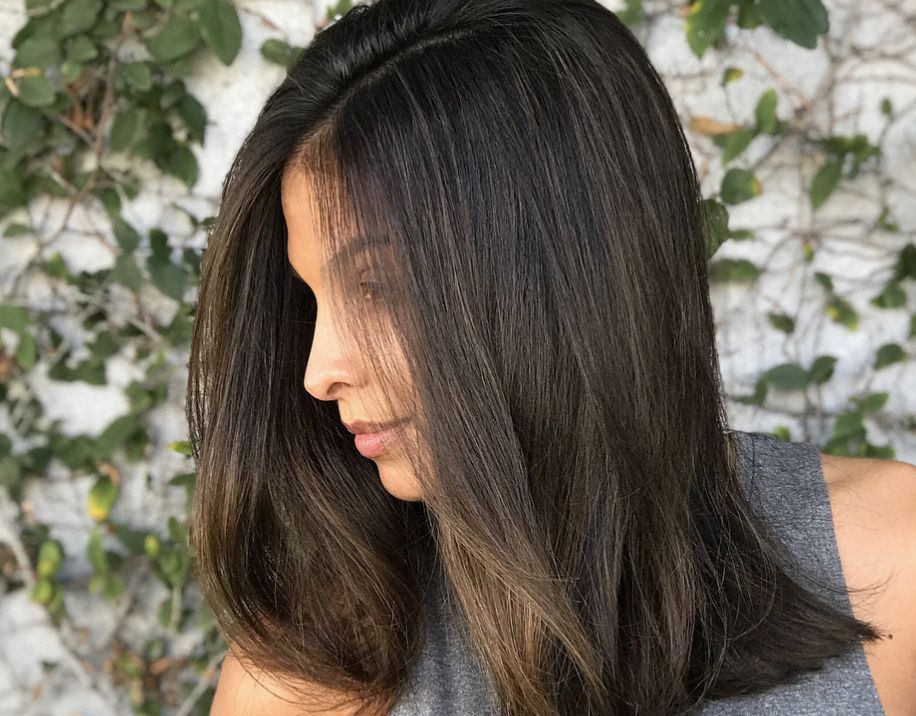 Dark Brown Bob With Inward Curl Dark Brown Bob With Inward Curl — Medium Length Winter Haircuts