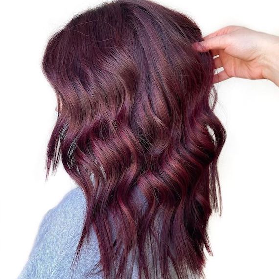 Plum Brown With Subtle Red Tones — Plum Hair Color