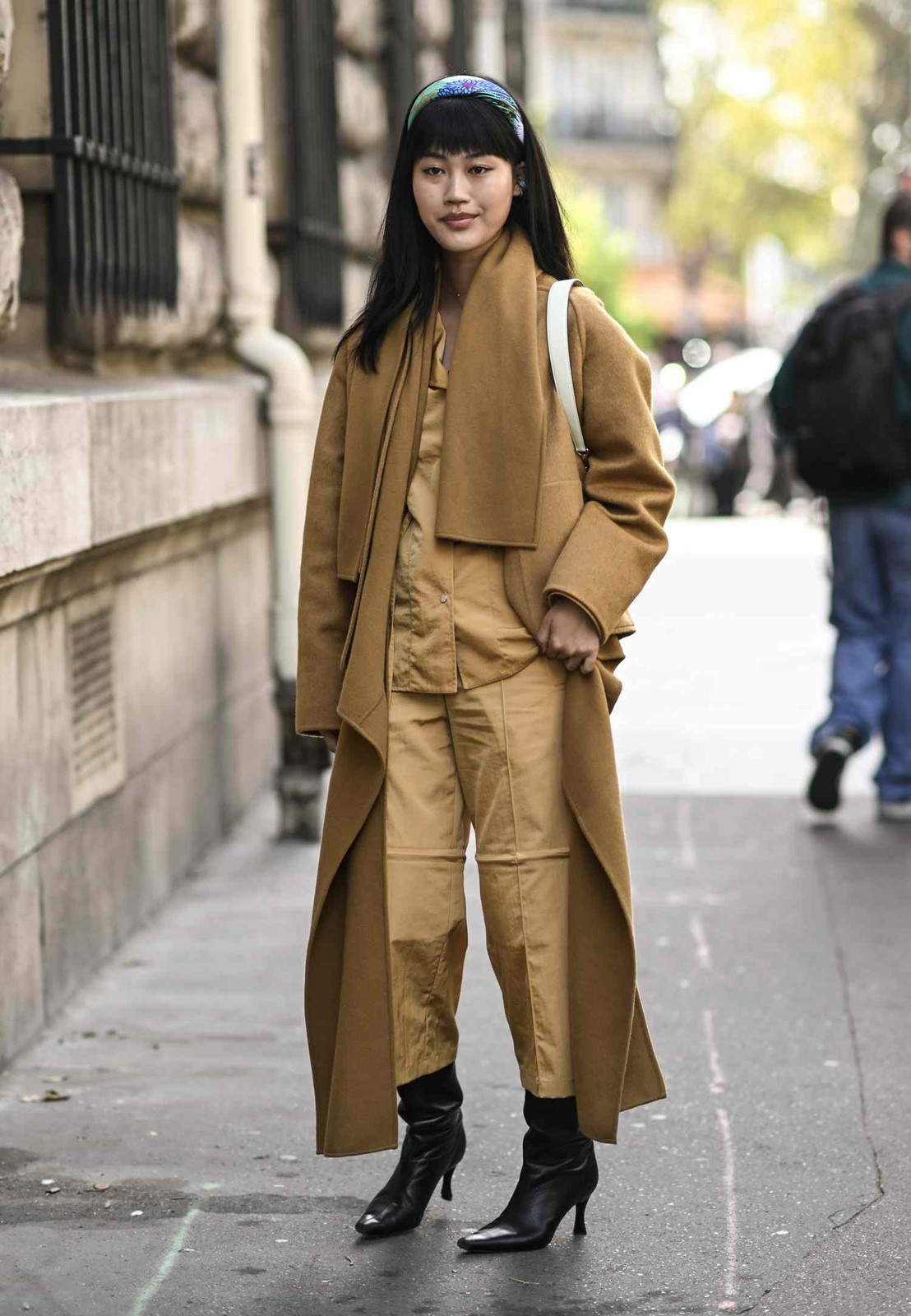 Statement Camel Coat with Wide-Leg Pants for Elevated Casual Statement Camel Coat with Wide-Leg Pants for Elevated Casual — Winter Outfits for Moms