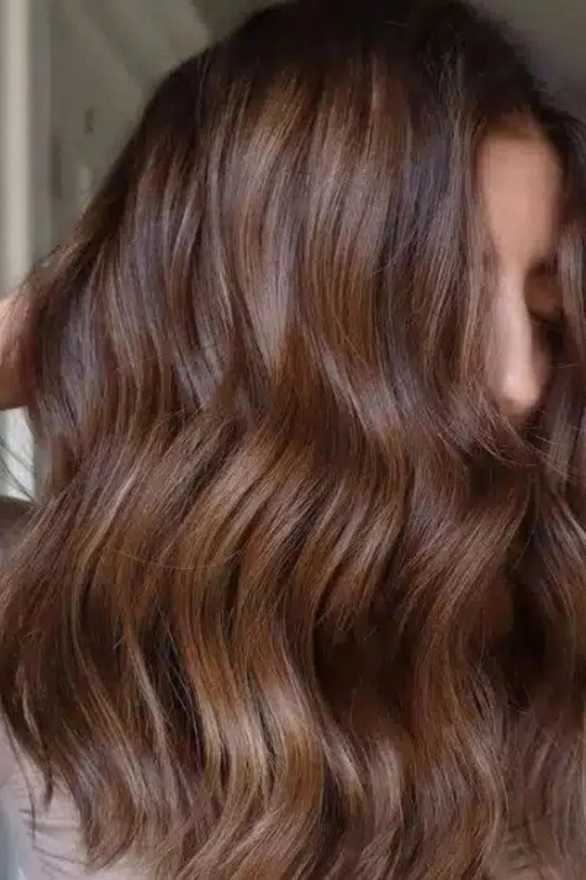 Mid-Back Rich Chocolate Brown With Caramel Mid-Back Rich Chocolate Brown With Caramel — Winter Hair Colors