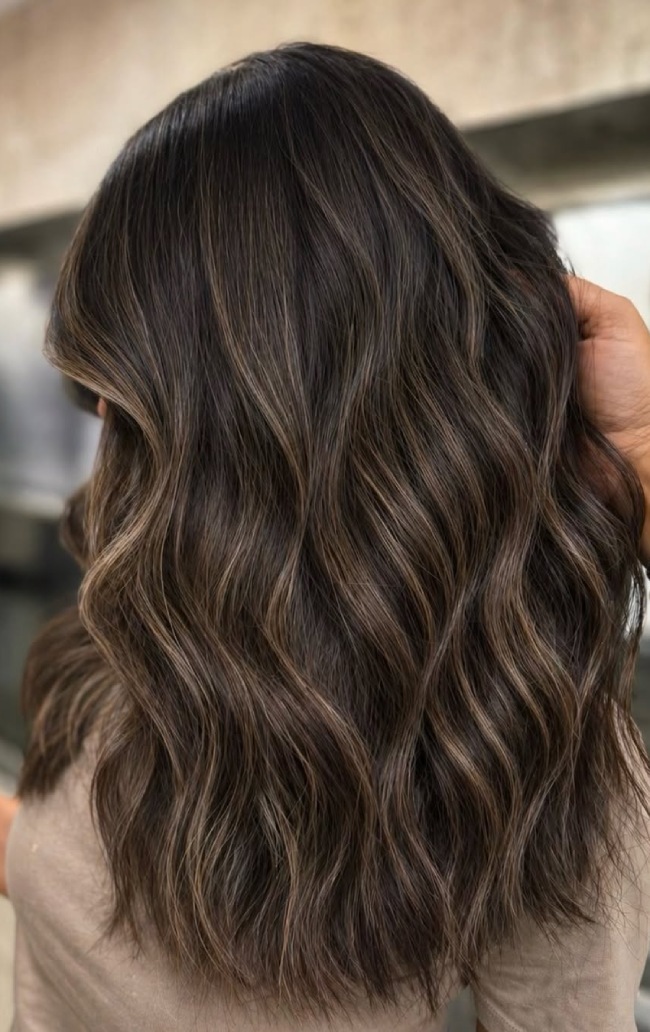 Deep Brown with Ash Brown Dimension Deep Brown with Ash Brown Dimension — Mushroom Brown Hair