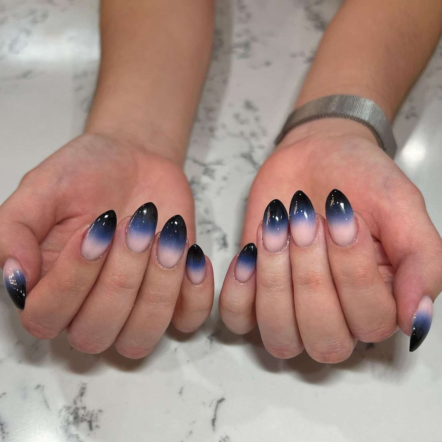 Ombre On All Nails Visual Idea Ombre On All Nails Visual Idea — Winter Ombre Nails