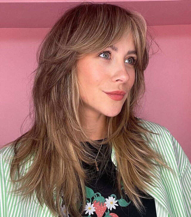 Honey Blonde With Lighter Highlights Visual Idea Honey Blonde With Lighter Highlights Visual Idea — Winter Haircuts for Round Faces