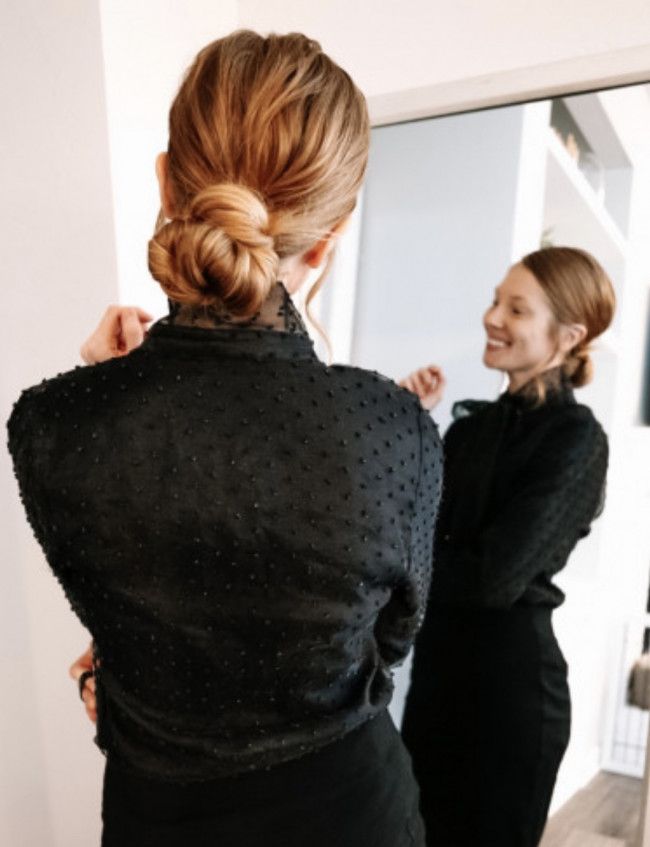 Warm Brown Visual Idea Warm Brown Visual Idea — Winter Hairstyles for Work