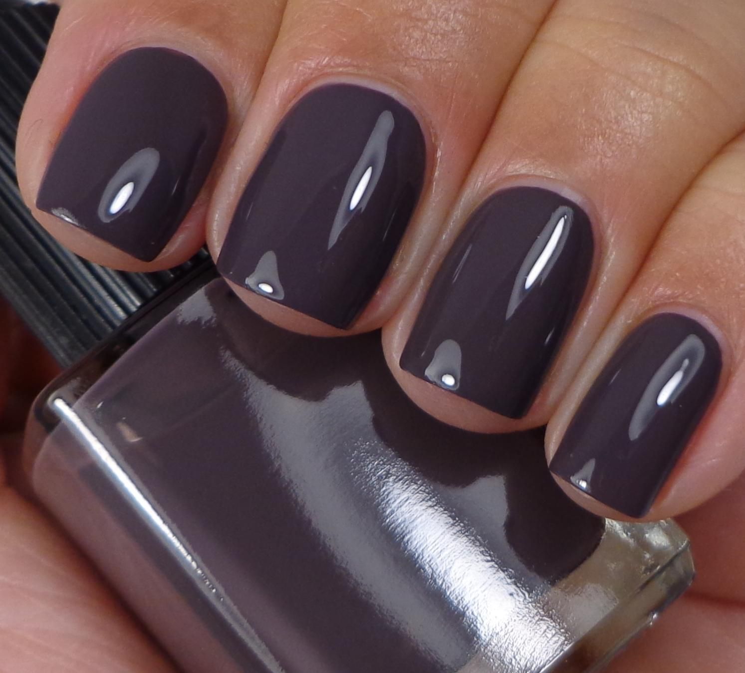 Deep Plum Visual Idea — Winter Nail Colors for Pale Skin