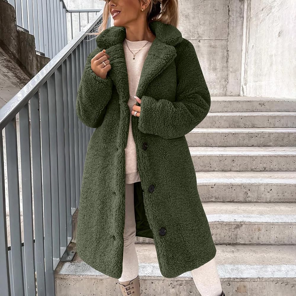Beige Boots Outfit Idea — Teddy Coat Outfits