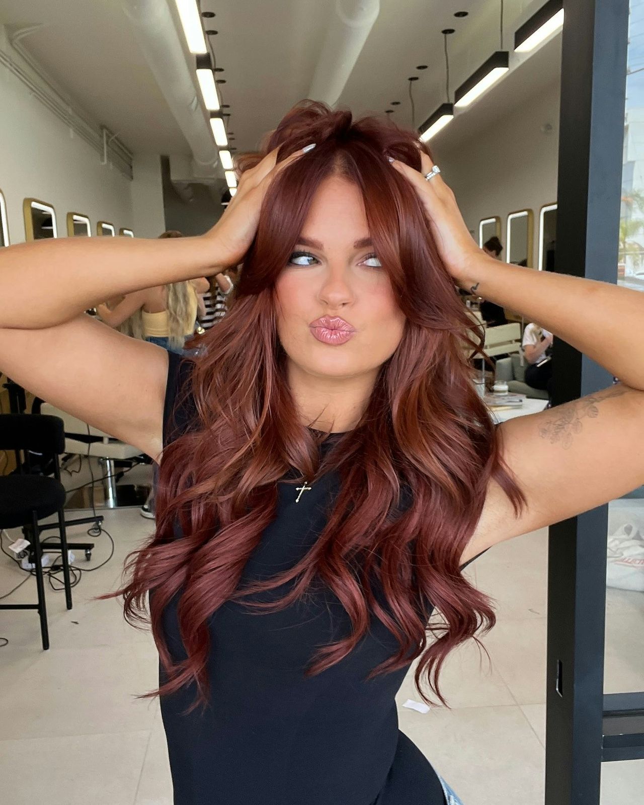 Curtain Bangs Visual Idea Curtain Bangs Visual Idea — Winter Hair Colors