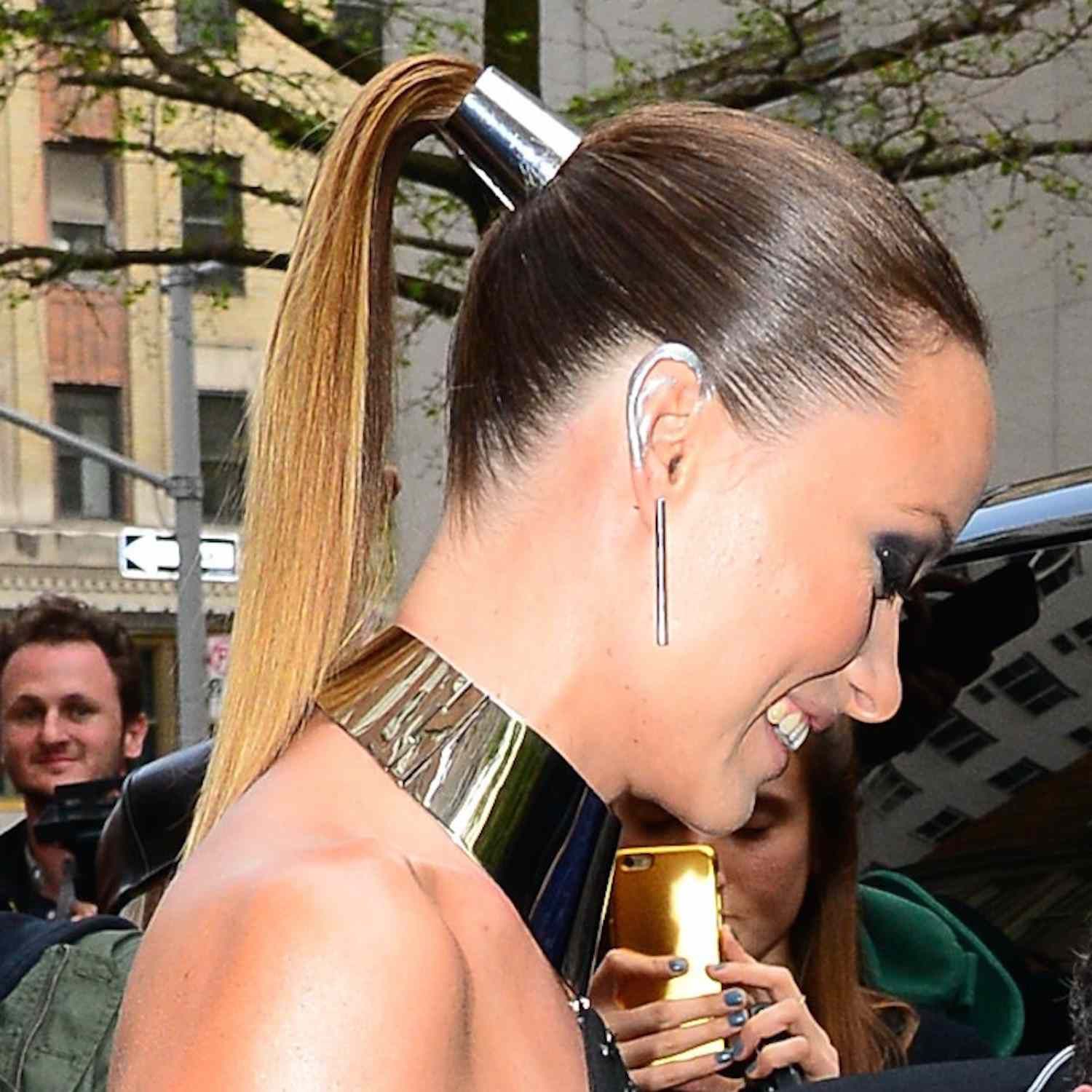 Blonde With Balayage Visual Idea — Winter Ponytail Hairstyles