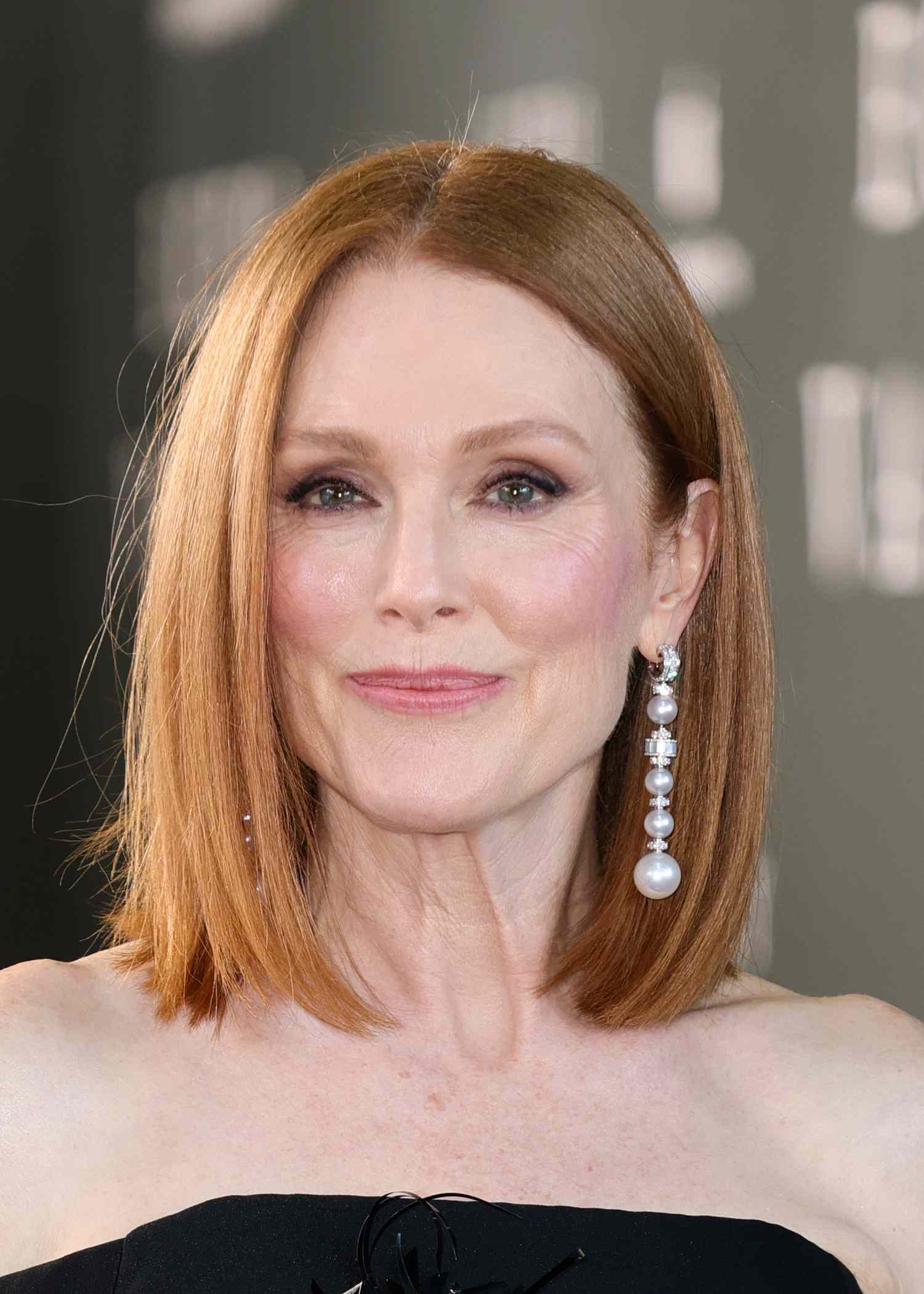 Sleek Auburn Blunt Bob — Winter Haircuts for Women Over 60