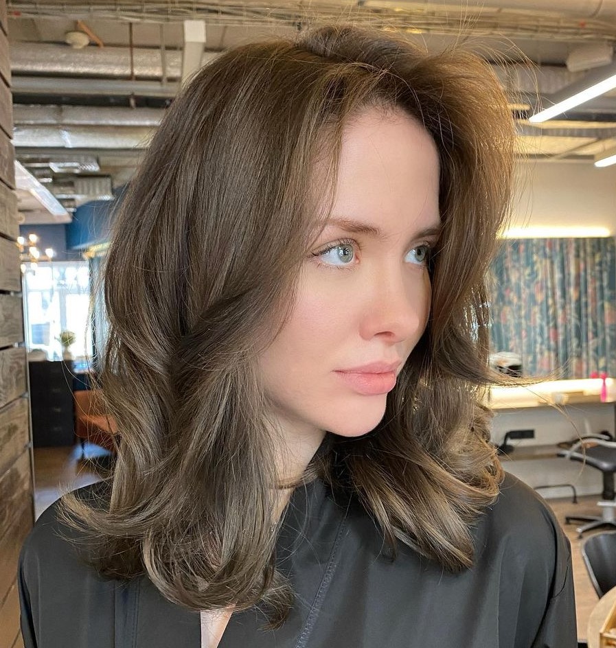 Layers Visual Idea — Winter Hair Colors for Pale Skin