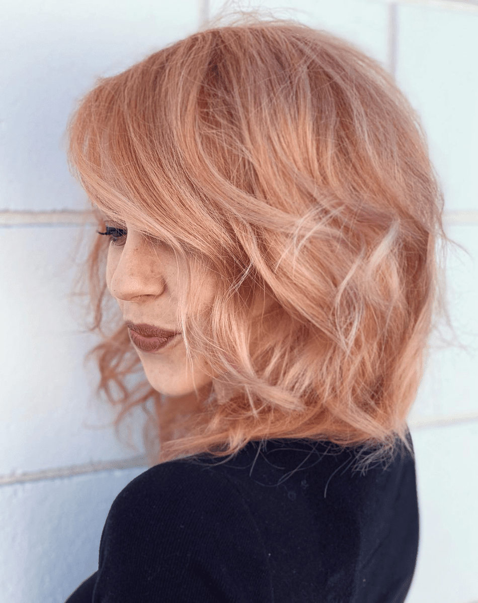 Collarbone Visual Idea — Winter Hair Colors for Short Hair