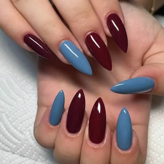 Nail Shape And Length E G Medium Almond Visual Idea Nail Shape And Length E G Medium Almond Visual Idea — Winter Gel Nail Colors