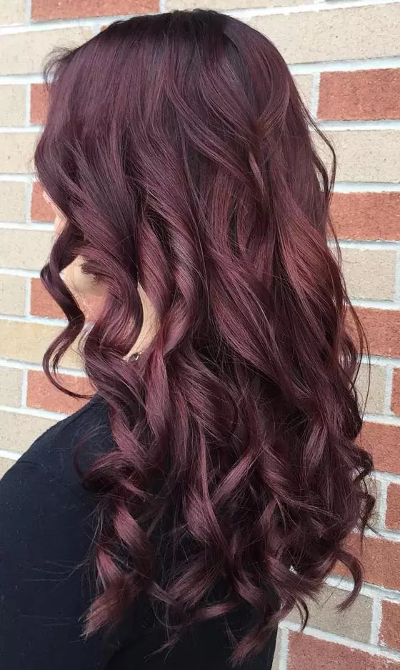 Intense Mahogany With Glossy Finish Intense Mahogany With Glossy Finish — Mahogany Hair Color