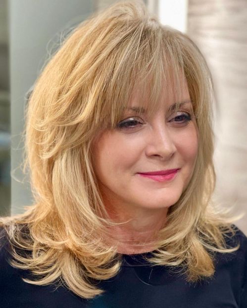 Collarbone Length Visual Idea — Winter Haircuts for Women Over 60
