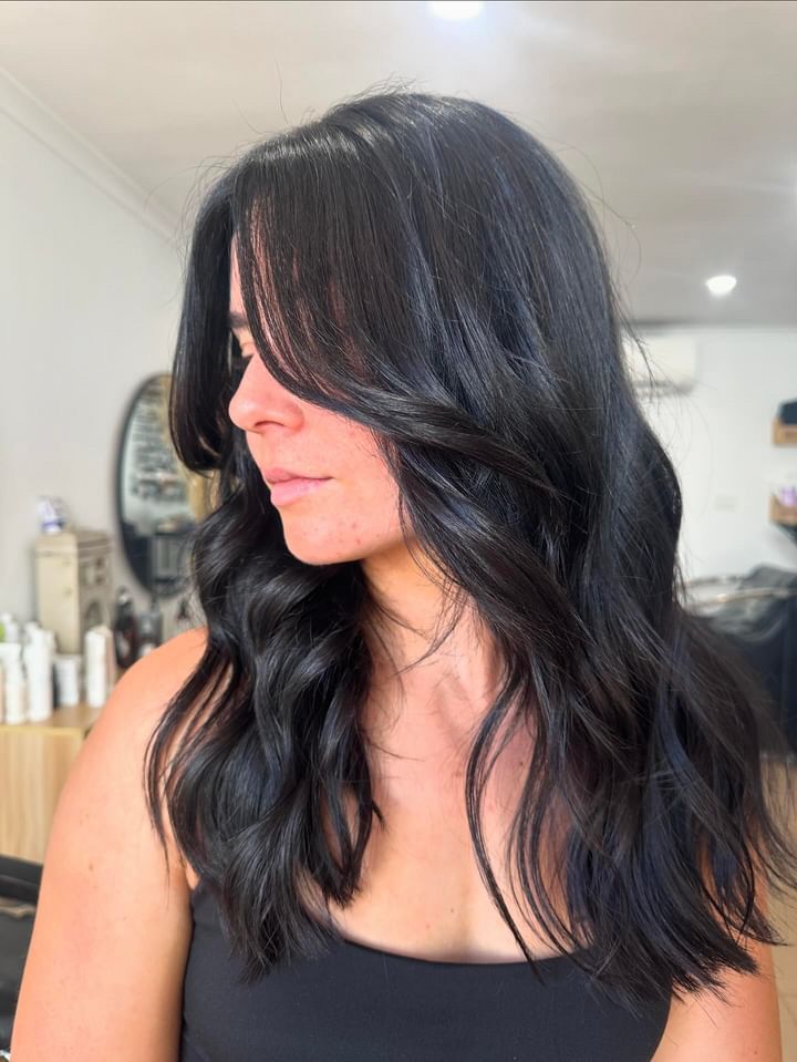 Deep Espresso Brown With Face Framing — Winter Hair Colors for Women Over 40