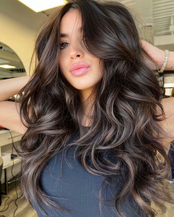 Subtle Ash Blonde Dimension — Dark Winter Hair Colors