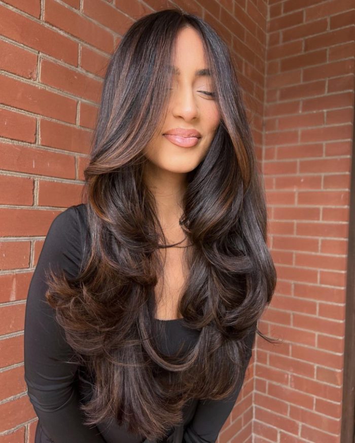Deep Brunette With Auburn Undertones — Winter Hair Colors for Brunettes