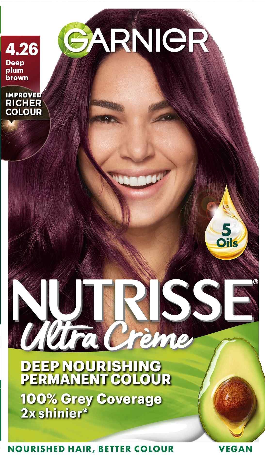Deep Plum Brown Blowout — Plum Hair Color