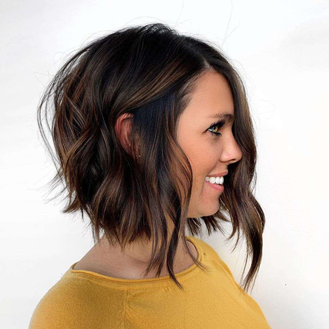 Tousled Angled Bob Tousled Angled Bob — Winter Hairstyles