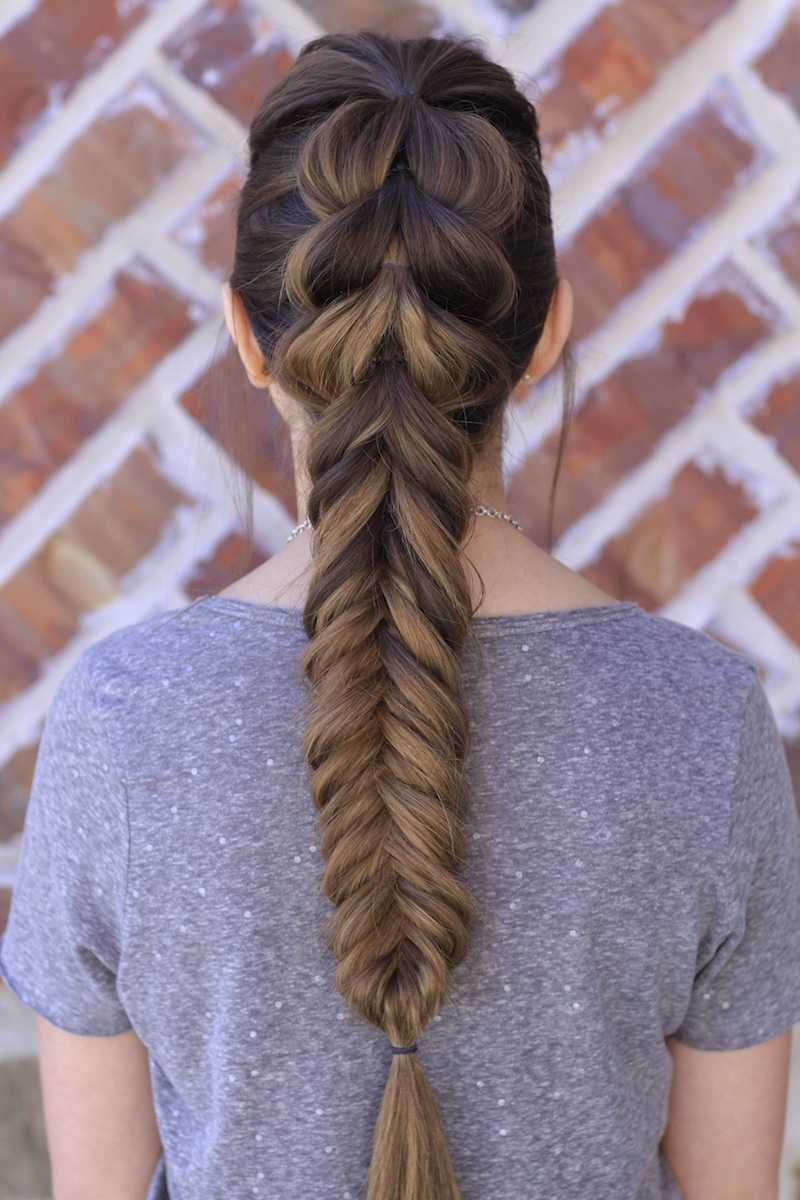 Visual Idea — The Parting Is Middle Winter Hairstyles for School