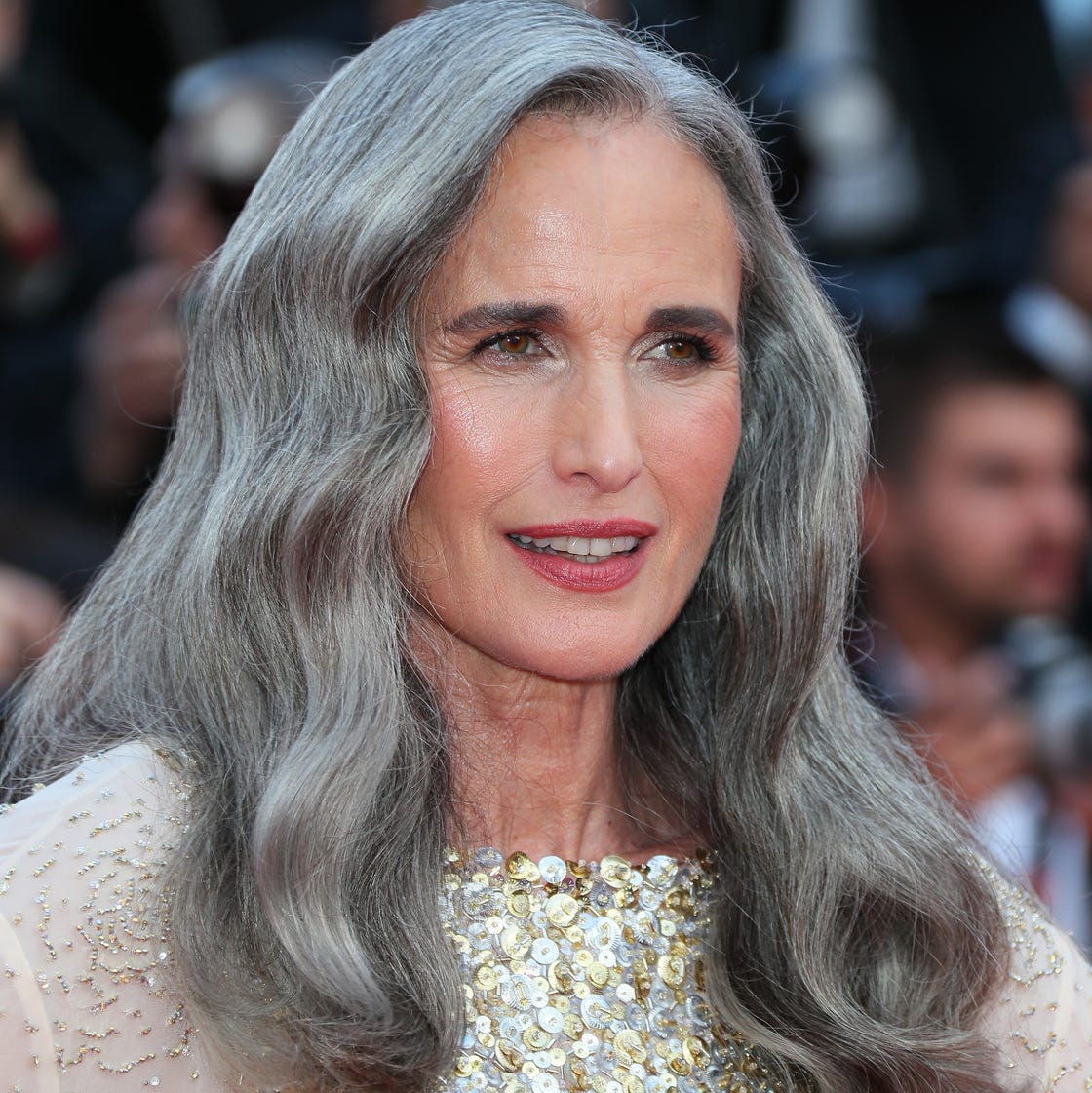 Natural Gray With Silver Sheen Natural Gray With Silver Sheen — Winter Hair Colors for Gray Hair