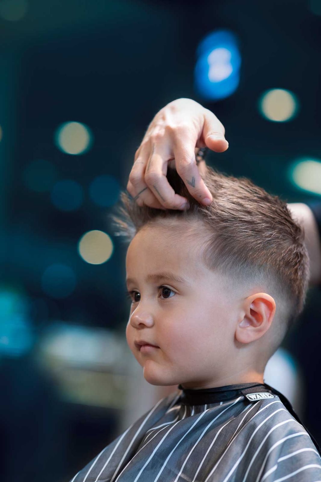 Styled Up Fade With Fine Texture Styled Up Fade With Fine Texture — Winter Haircuts for Boys