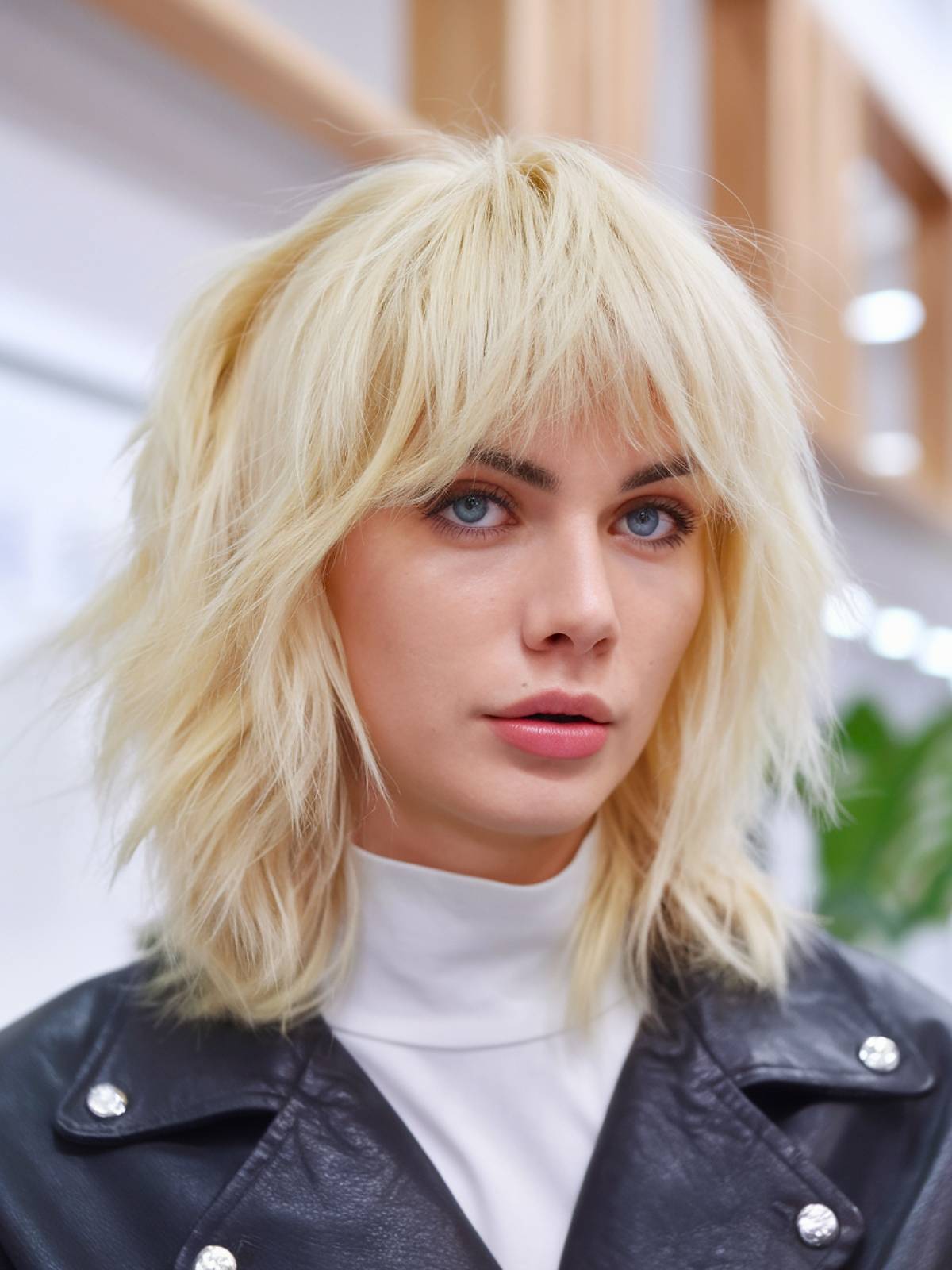 Collarbone Shag With Side Part — Winter Shag Haircuts