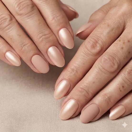 Matte Visual Idea Matte Visual Idea — Winter Nail Colors for Women Over 60