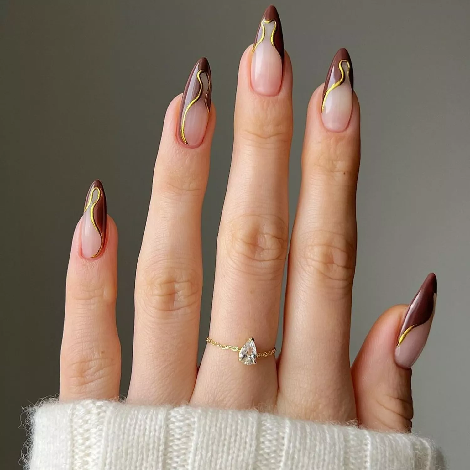 Glossy Visual Idea Glossy Visual Idea — Chocolate Brown Nails