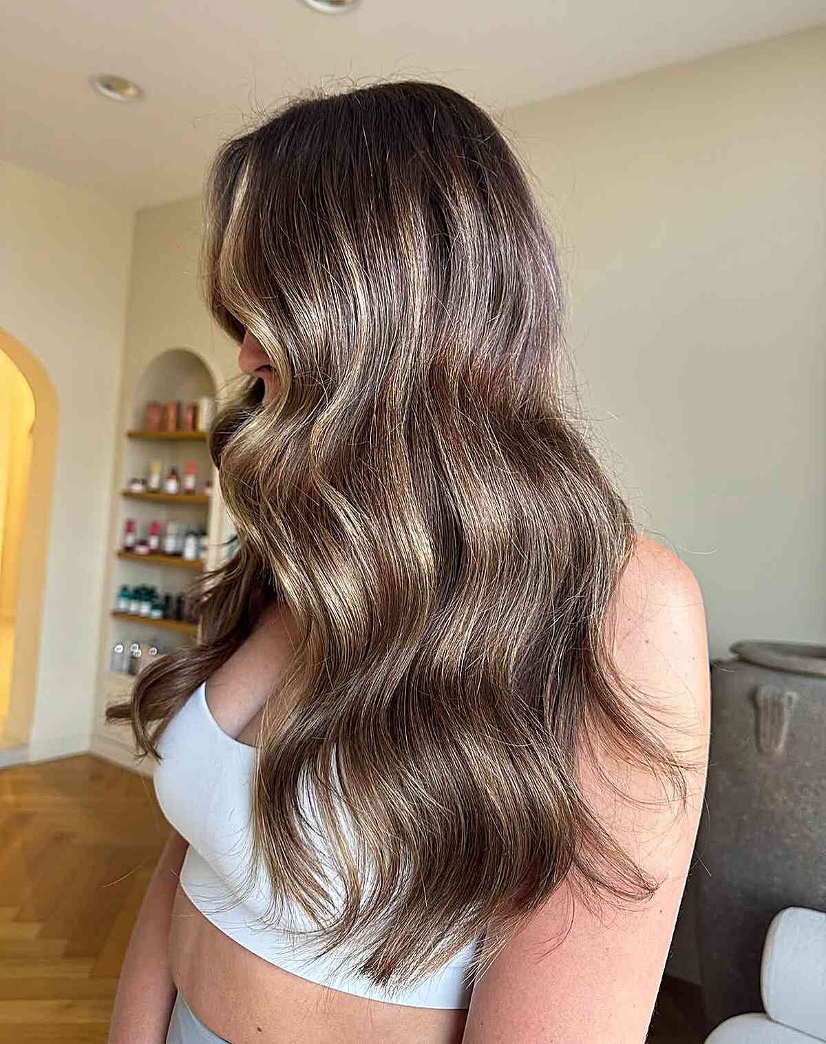 Dark Brown With Blonde Highlights — Dark Winter Hair Colors