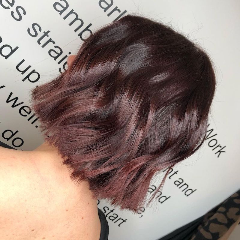 Deep Mahogany With Subtle Red Deep Mahogany With Subtle Red — Mahogany Hair Color