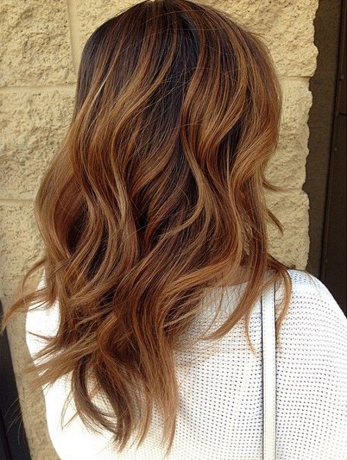 Collarbone Visual Idea Collarbone Visual Idea — Chestnut Brown Hair