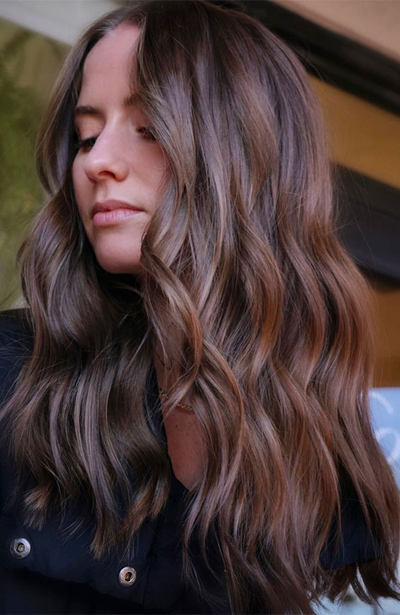 Wavy Medium Density Visual Idea — Winter Hair Colors for Pale Skin