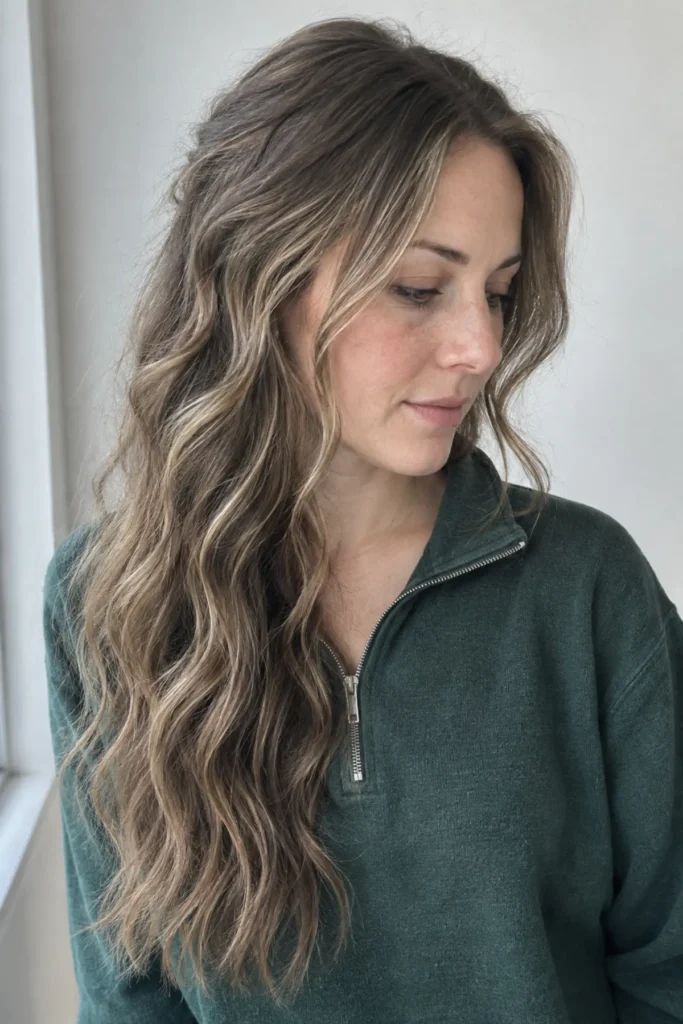 No Bangs Visual Idea — Winter Layered Haircuts