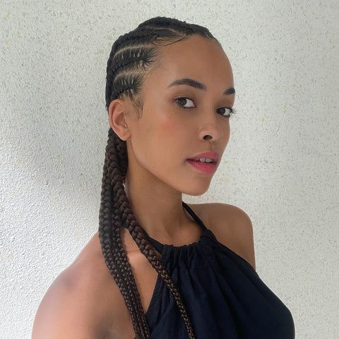 Sleek Long Braids — Winter Haircuts for Black Women