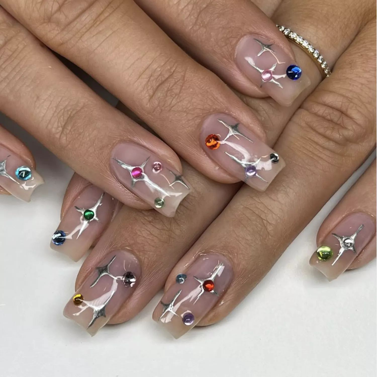 Any Visual Idea Any Visual Idea — Winter Square Nails