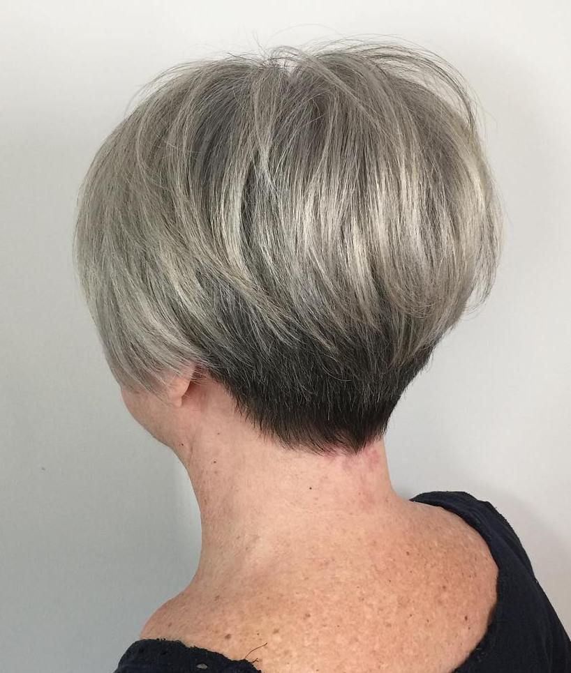 Chin Length Visual Idea — Winter Haircuts for Women Over 70