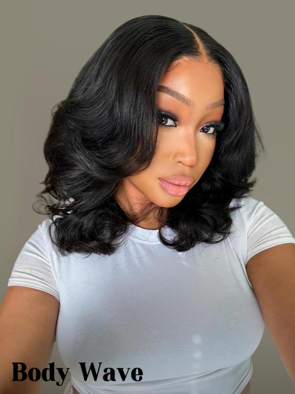 Collarbone Voluminous Jet Black Bob Blowout Collarbone Voluminous Jet Black Bob Blowout — Jet Black Hair