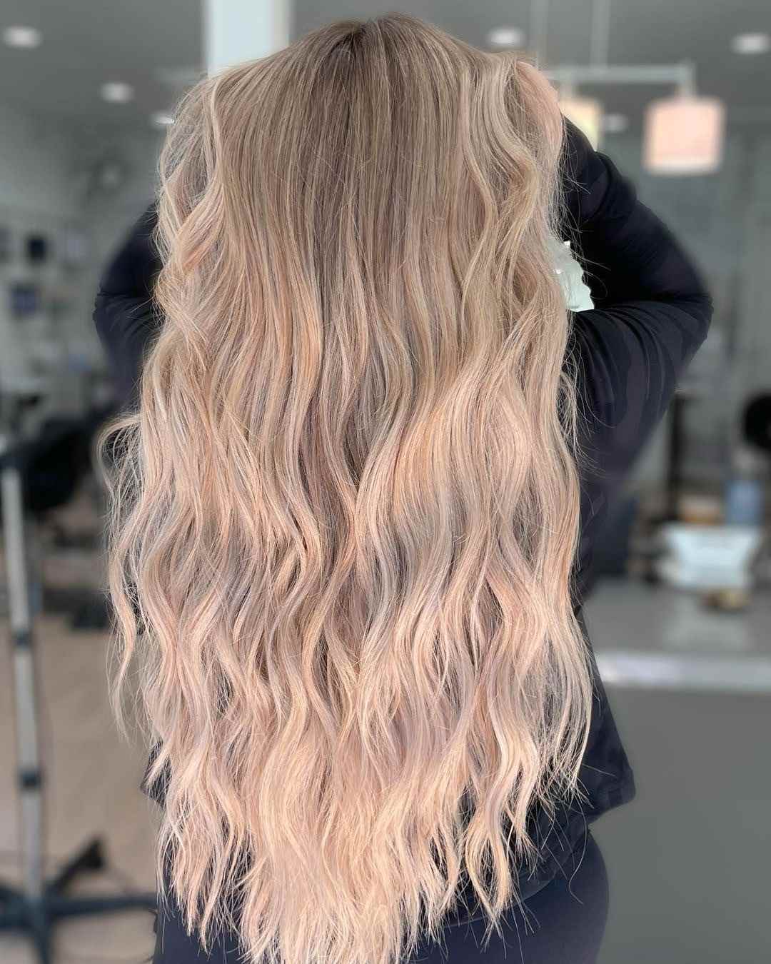 Pale Ash Blonde With Rose Undertones — Winter Hair Colors for Plus Size Women