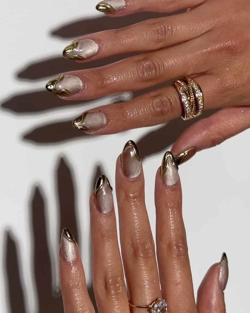 Visual Idea Visual Idea — Winter Chrome Nails