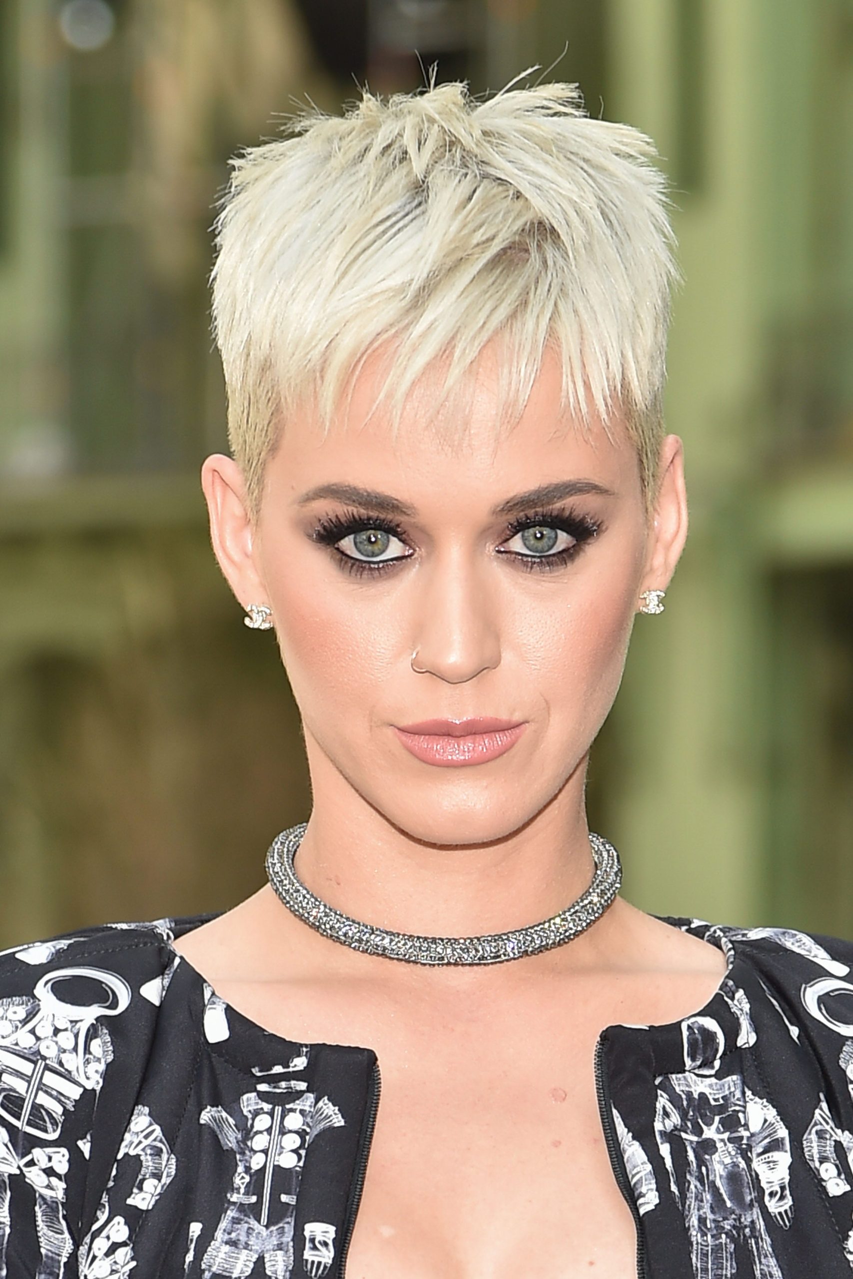 Platinum Blonde Visual Idea — Winter Pixie Haircuts