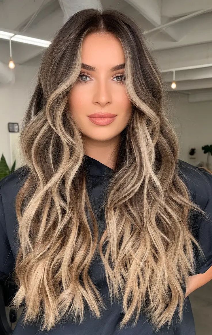 Ash Brown With Blonde Highlights Visual Idea Ash Brown With Blonde Highlights Visual Idea — Winter Hairstyles for Work