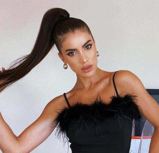 Dark Brown With Subtle Highlights Ultra-High Dark Brown Ponytail — Winter Ponytail Hairstyles