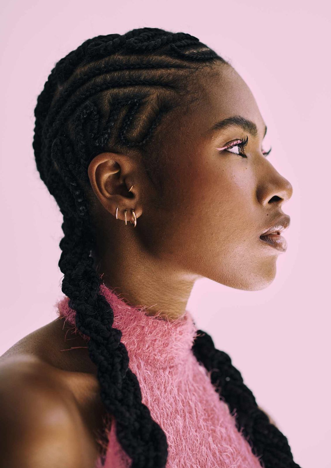 Braids Visual Idea — Winter Braids for Black Women